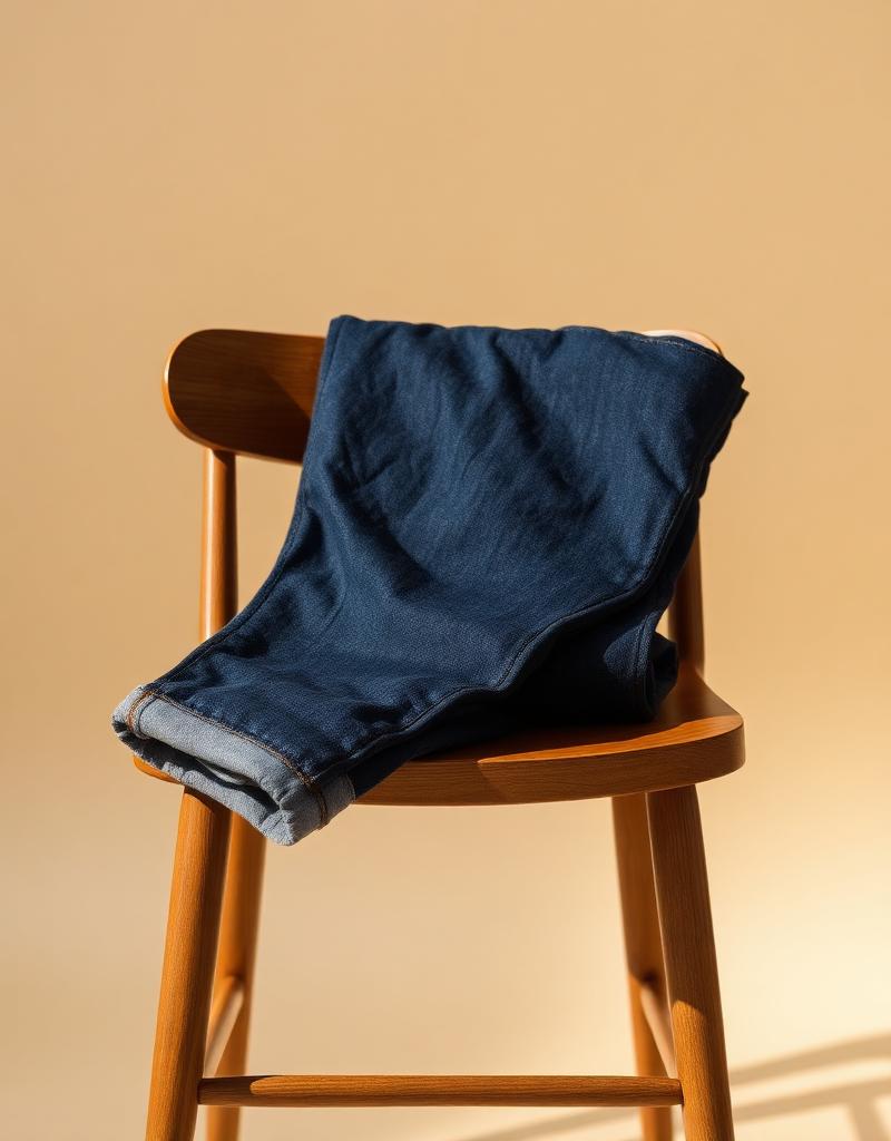 High-Waist Denim Jeans