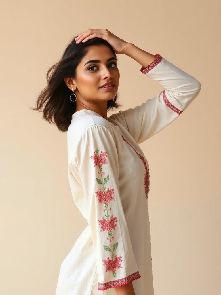 Embroidered Western Kurti