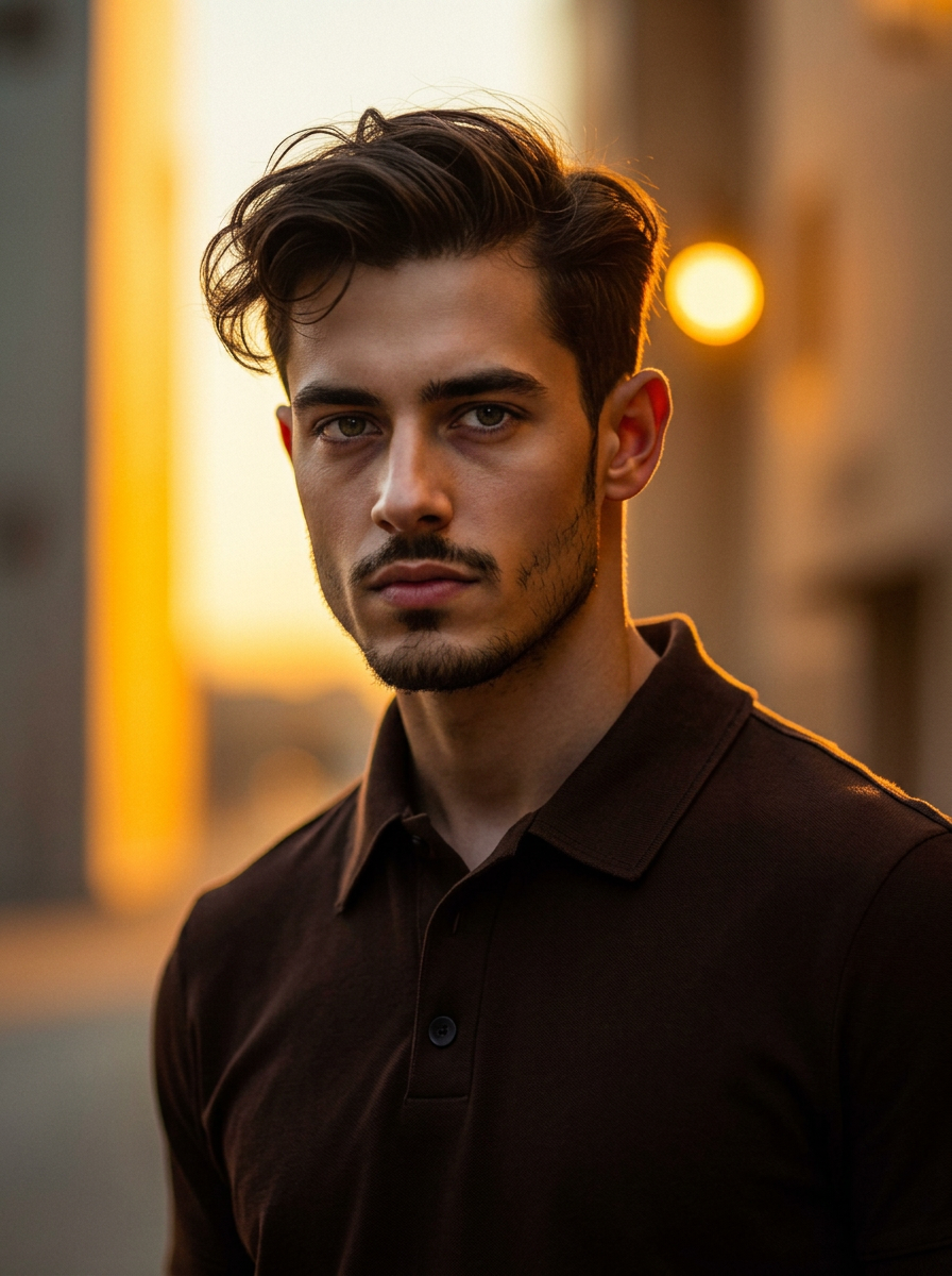 Brown Polo T-Shirt